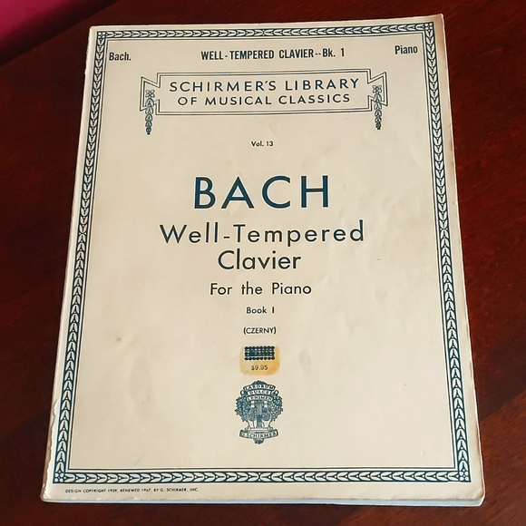 Vintage Well-Tempered Clavier Book 1 - Picture 1 of 4